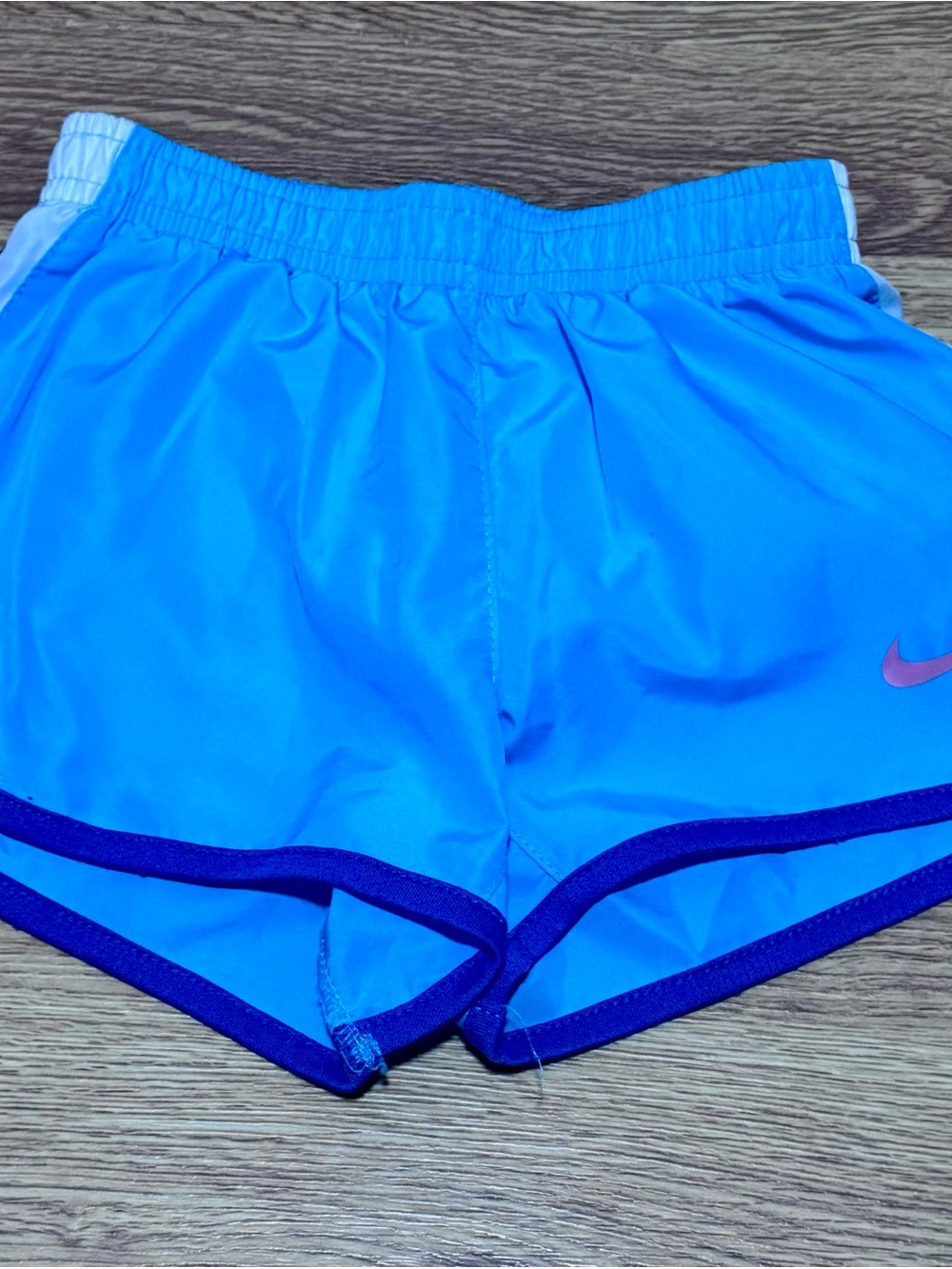 Nike Blue Athletic Dri-Fit Running Shorts, Toddler Girl's Size 3T